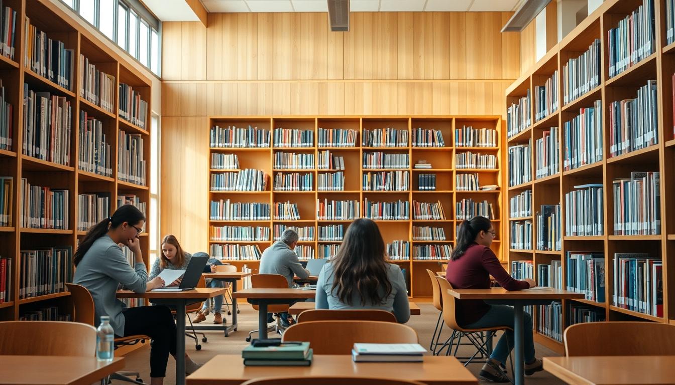 Student developing practical and academic skills